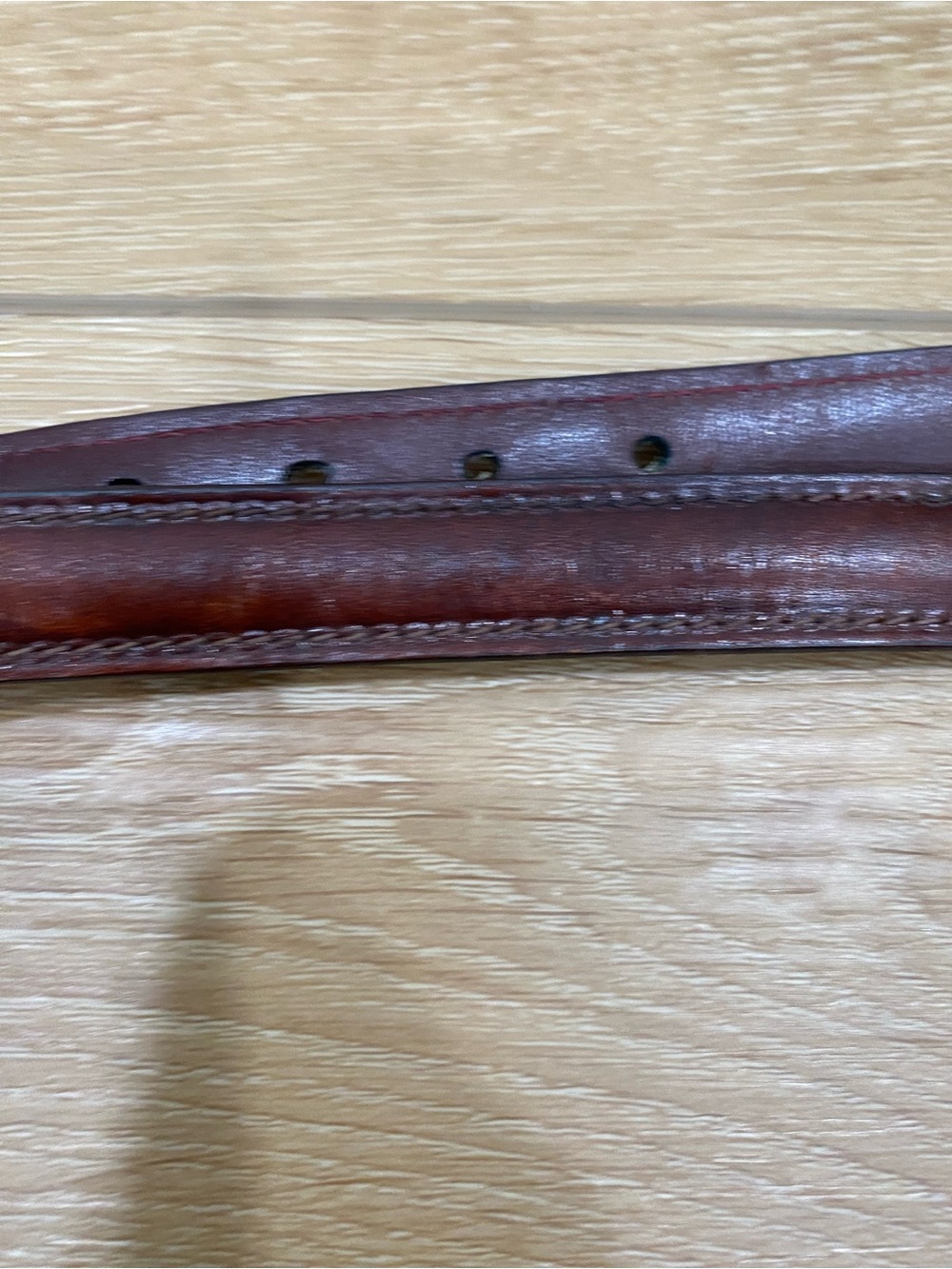 Vintage Solid Brass Mallard Duck Leather Belt Women’s Size 30 Preppy Americana - Picture 4 of 8